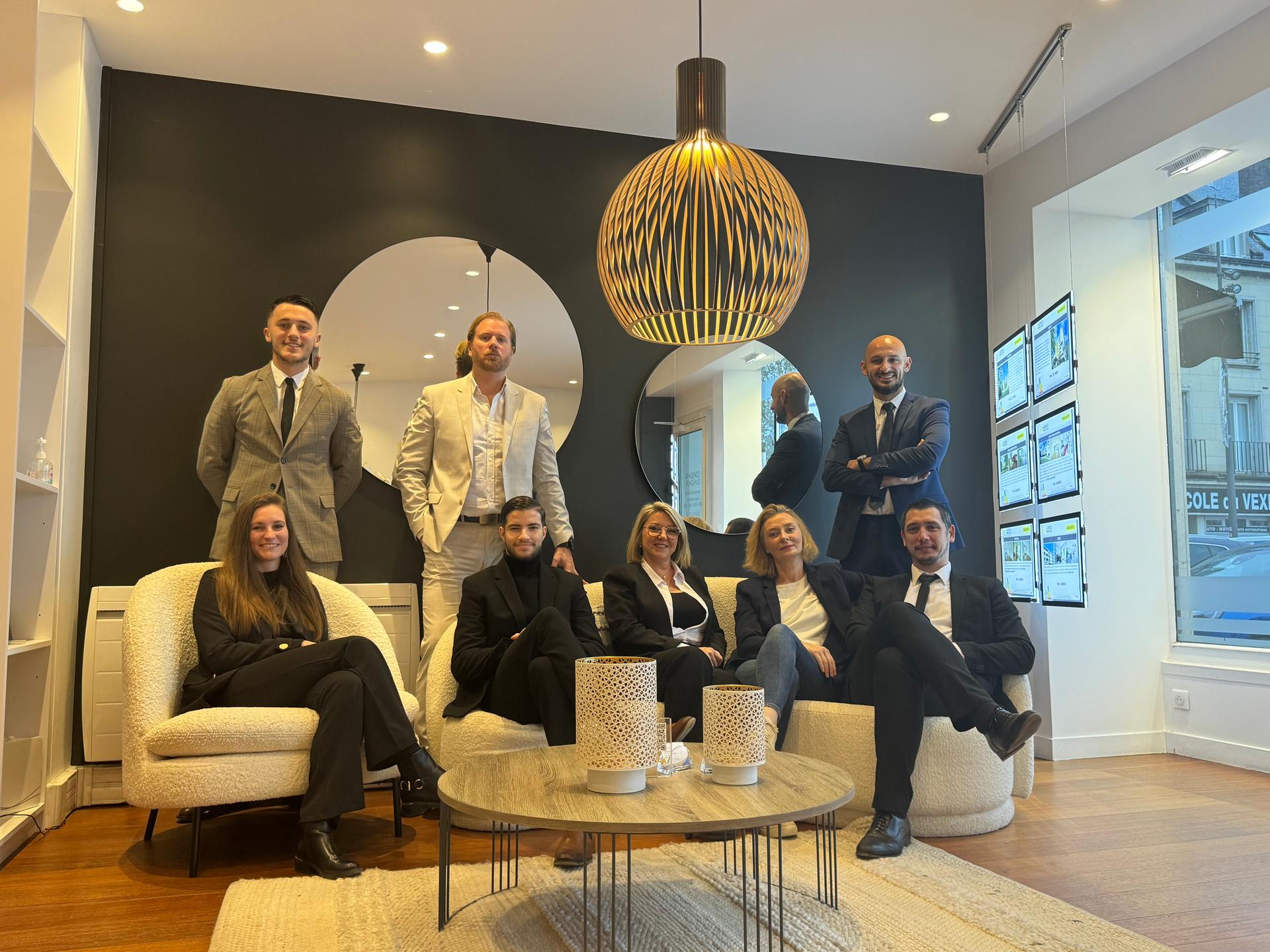 Photo de l'équipe de l'agence